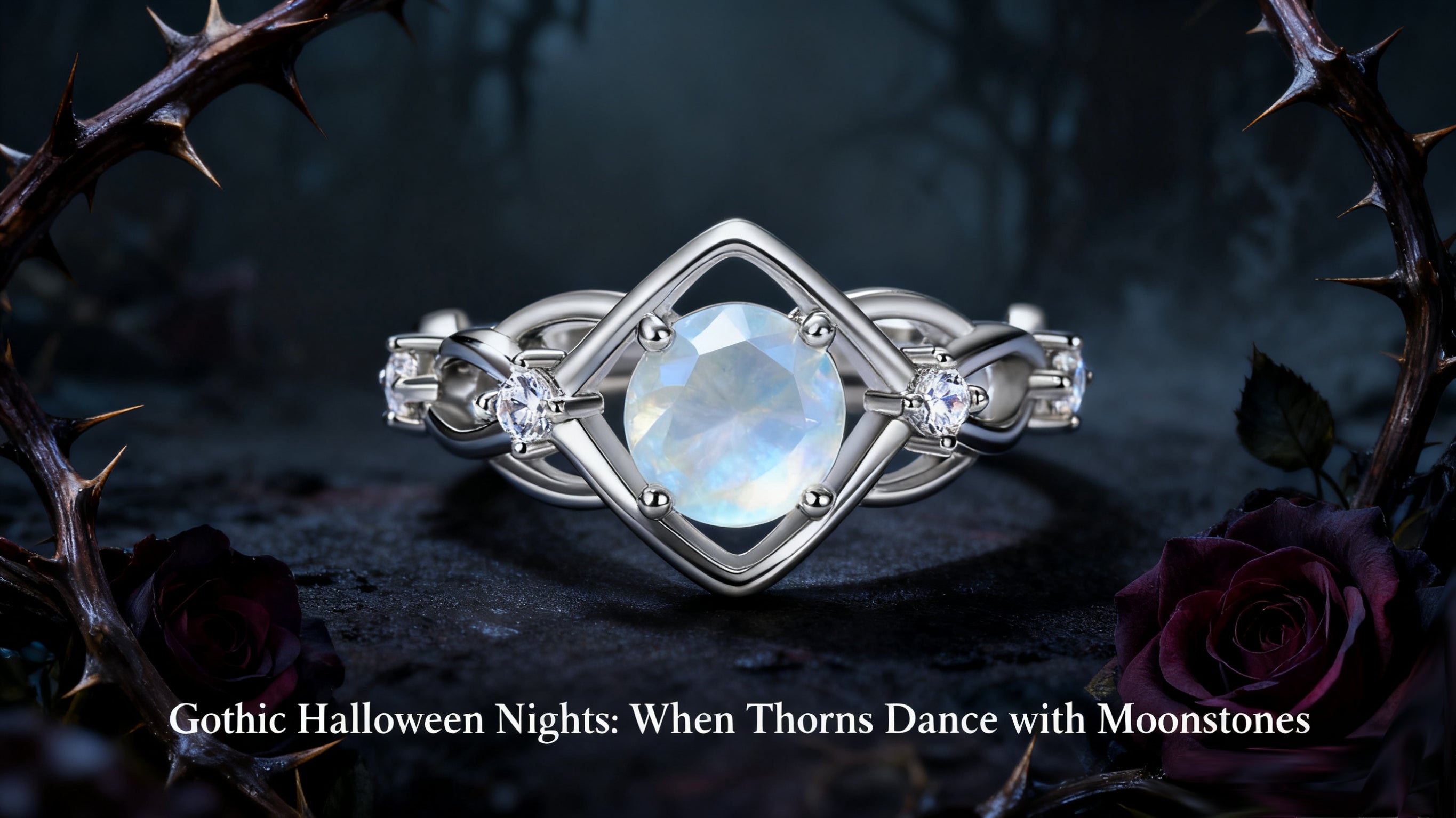 Gothic Halloween Nights: When Thorns Dance with Moonstones
