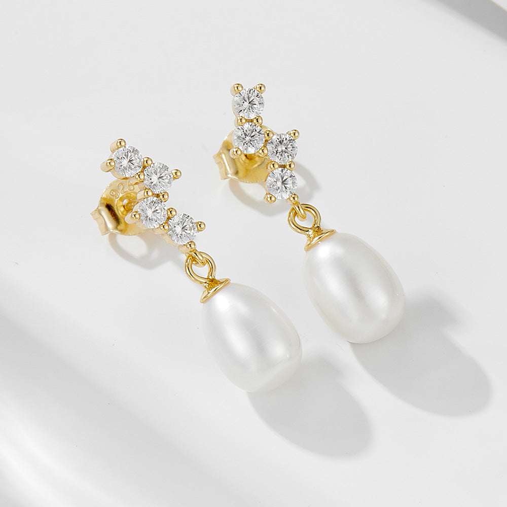 Classic Drop Earrings Wedding Earrings