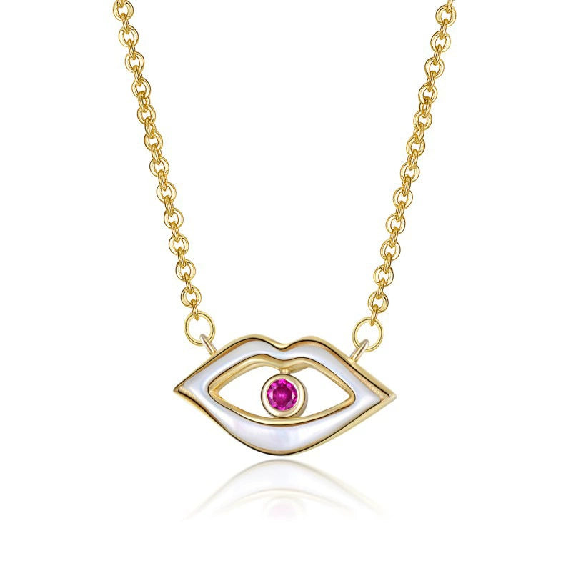 Evil Eye With Zircon Unique Design Pendant