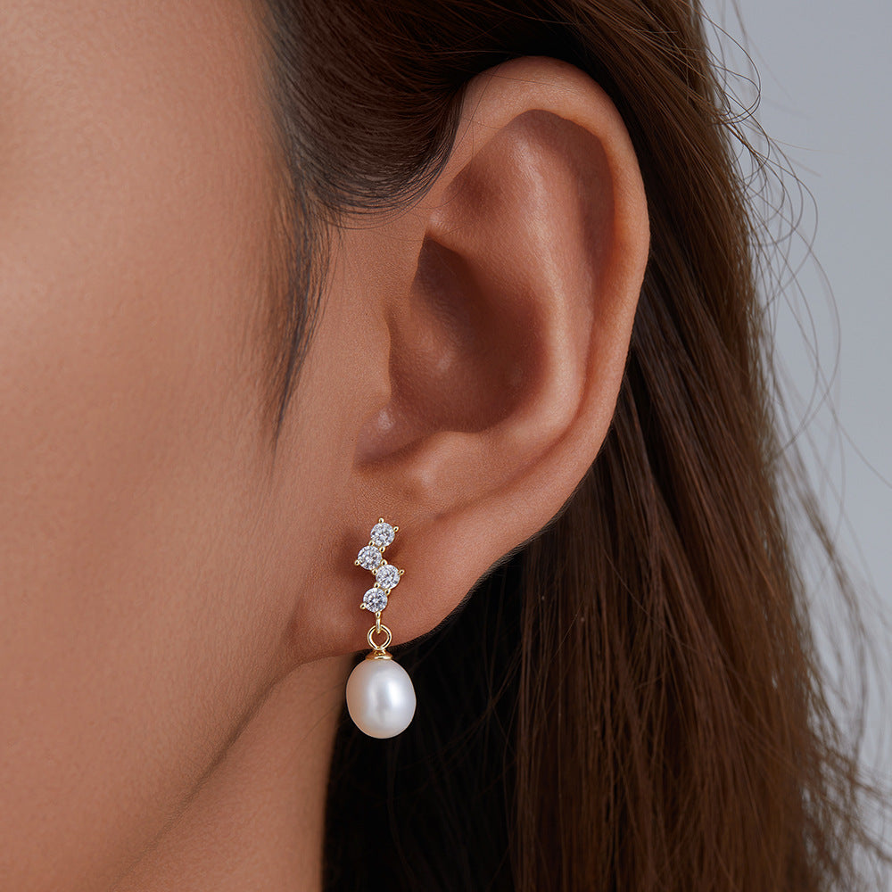Classic Drop Earrings Wedding Earrings