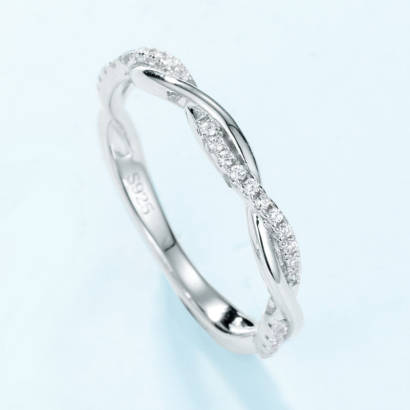 Round Cut Moissanite Ocean Spell Collection Ring Set