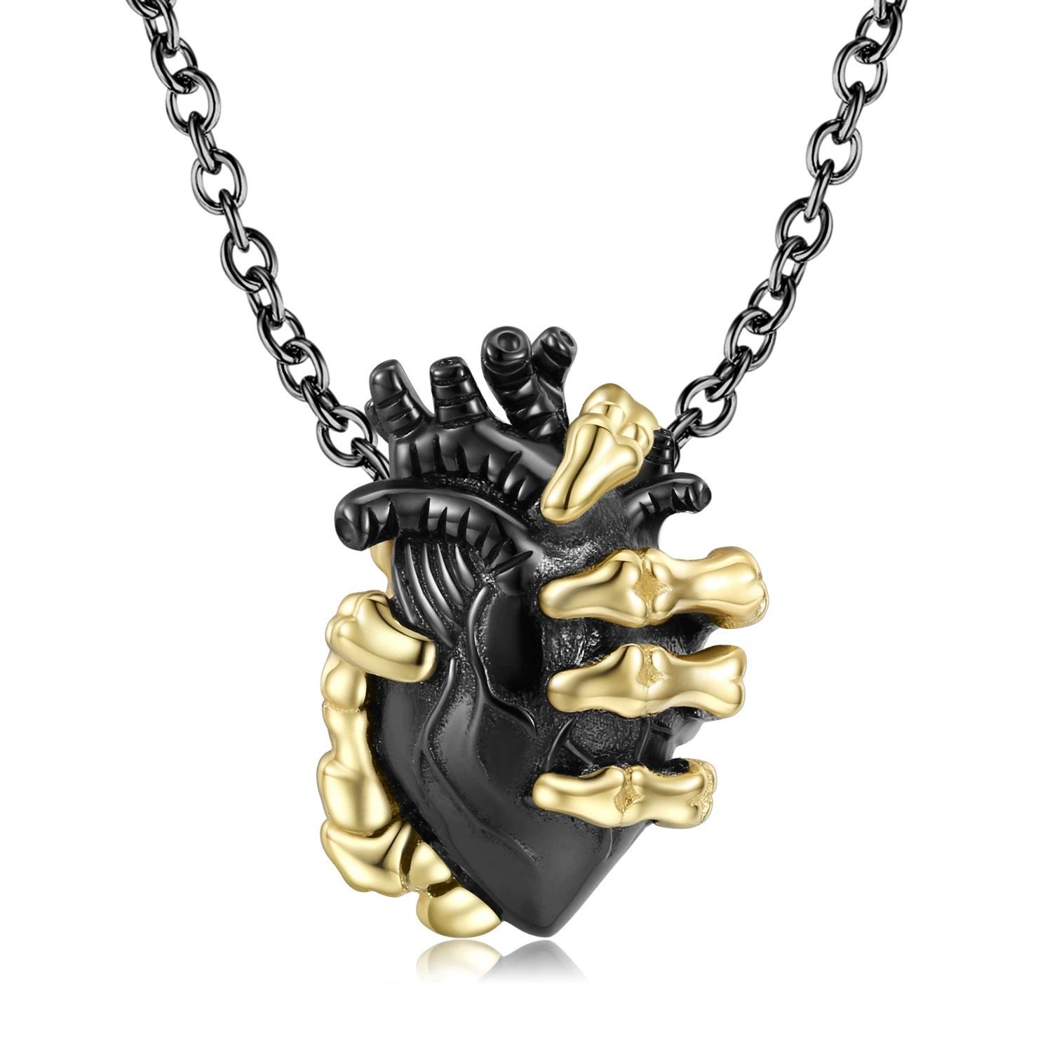 Hand with Heart Unique Design Gothic Pendant