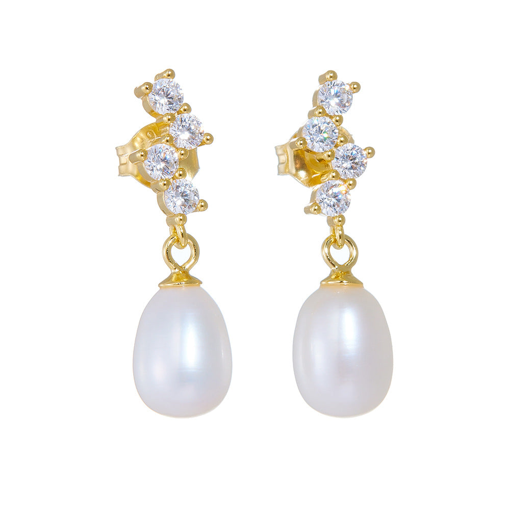 Classic Drop Earrings Wedding Earrings