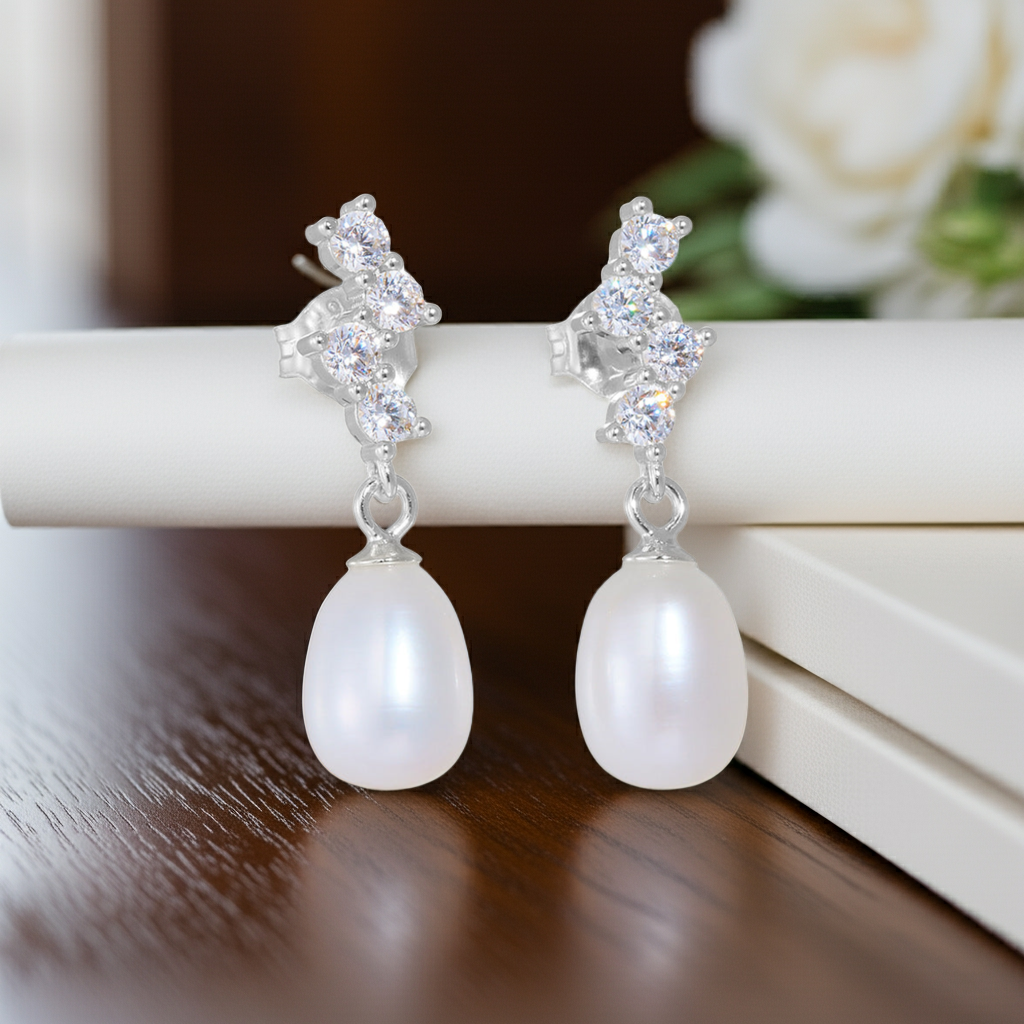 Classic Drop Earrings Wedding Earrings