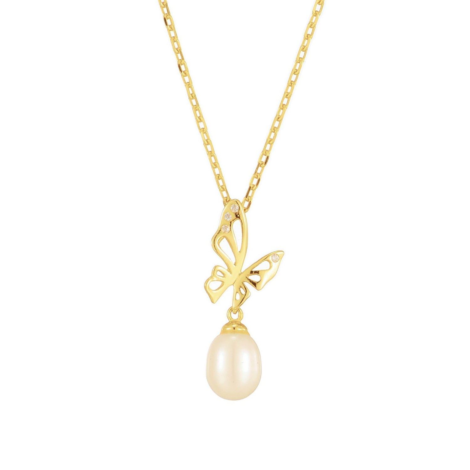 Cordelia Oval Cut Pearl Classic Necklace