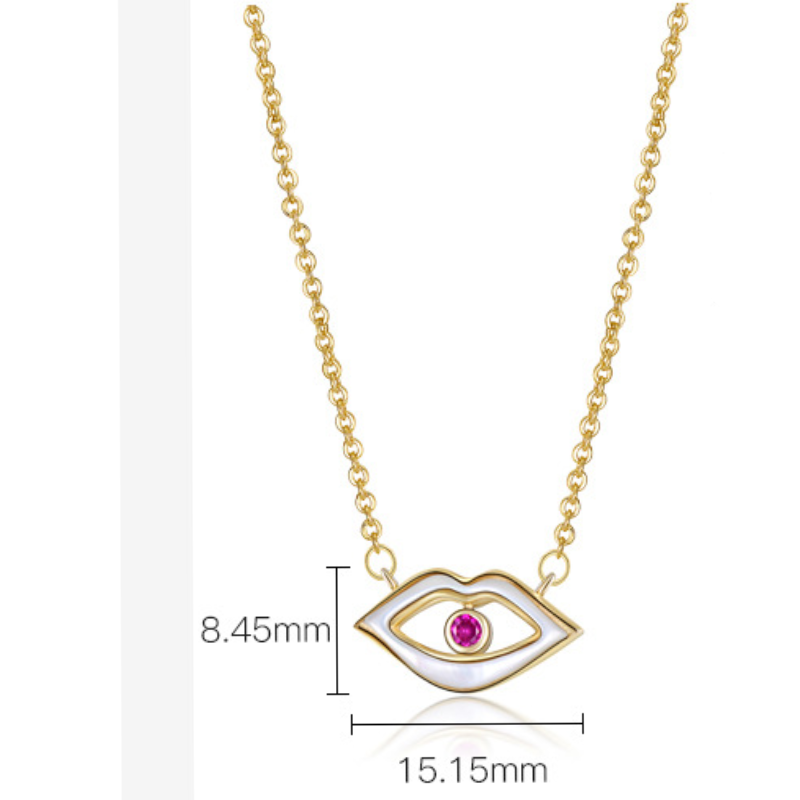 Evil Eye With Zircon Unique Design Pendant