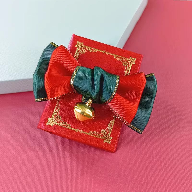Luxury Christmas Book-Style Jewelry Gift Box – Creative Flip-Book Design for Rings & Necklaces & Earrings