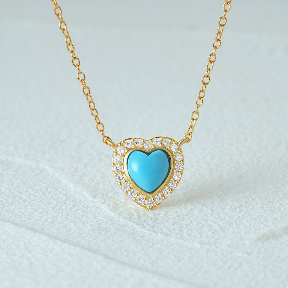 Guardian's Whispe- Heat Cut Turquoise Classic Necklace