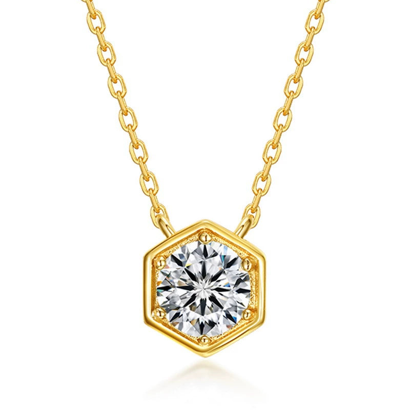 12 Months Birthstone Round Cut Classic Necklace