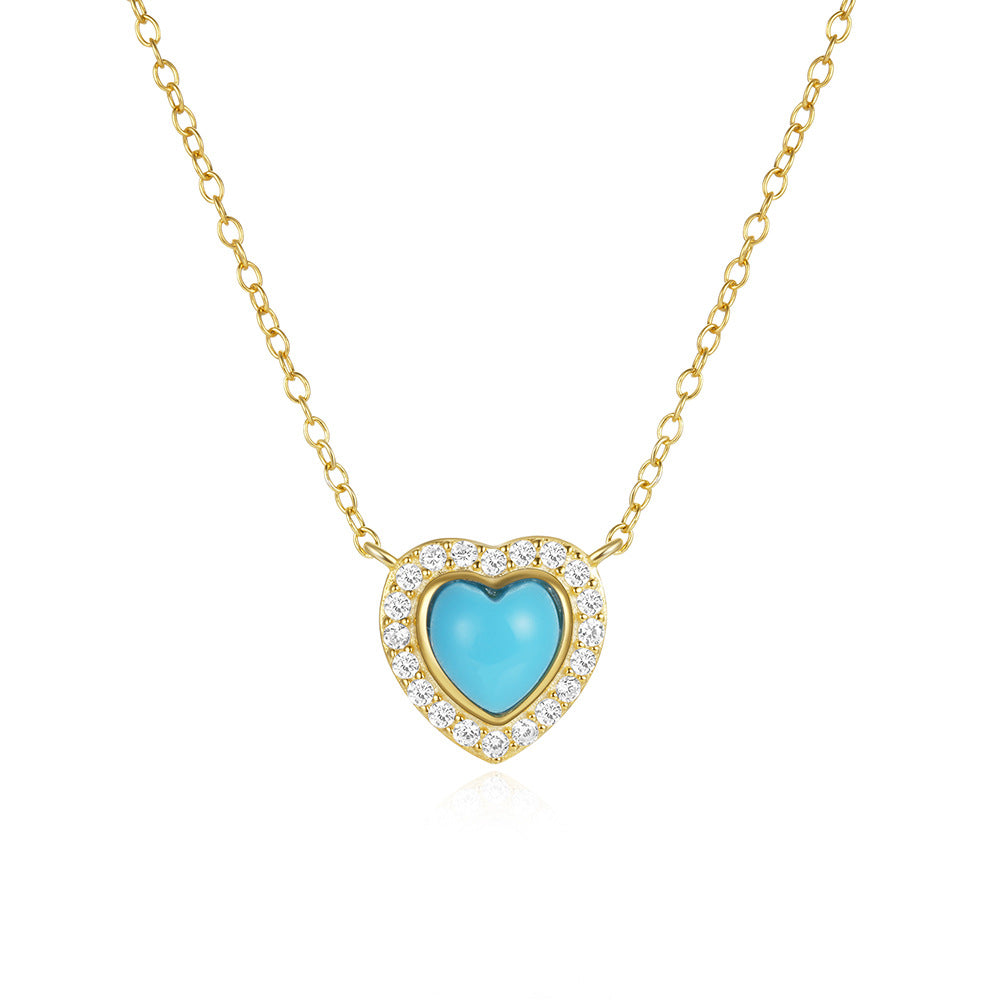 Guardian's Whispe- Heat Cut Turquoise Classic Necklace