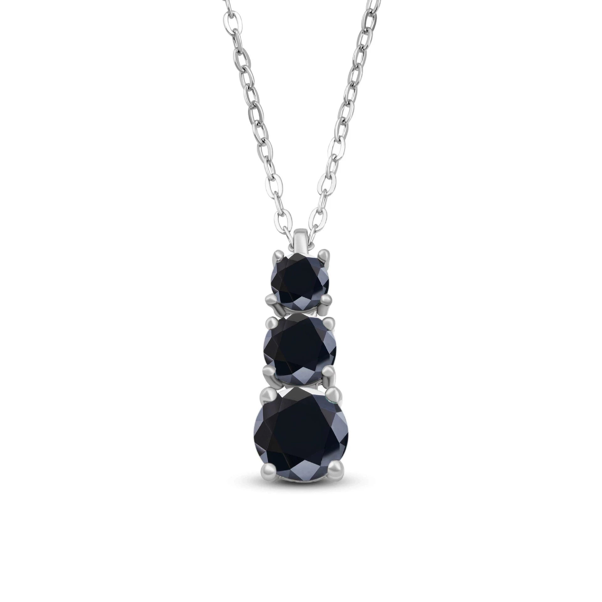 Lucida Round Cut Moissanite Classic Necklace