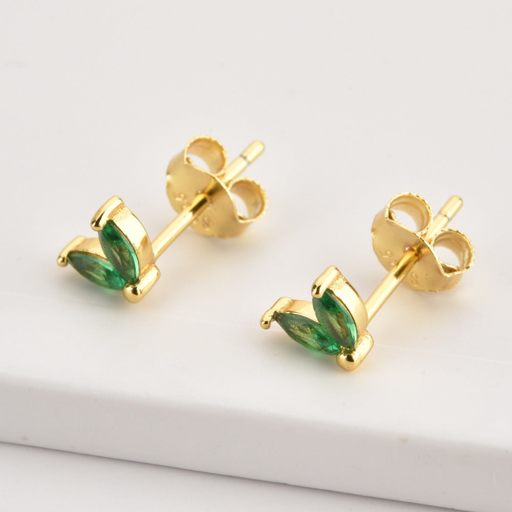 Marquise Cut Cubic Zirconia Classic Minimalist Stud Earrings