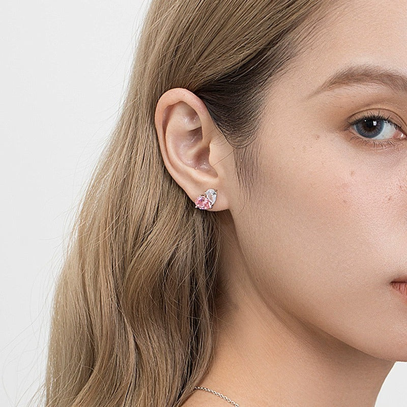 Pear Cut Cubic Zirconia Classic Minimalist Stud Earrings