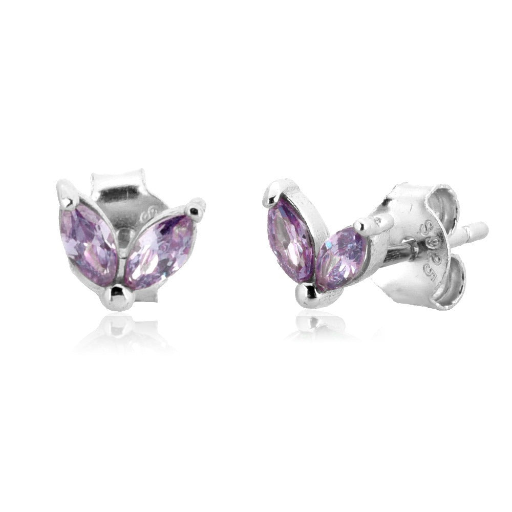 Marquise Cut Cubic Zirconia Classic Minimalist Stud Earrings