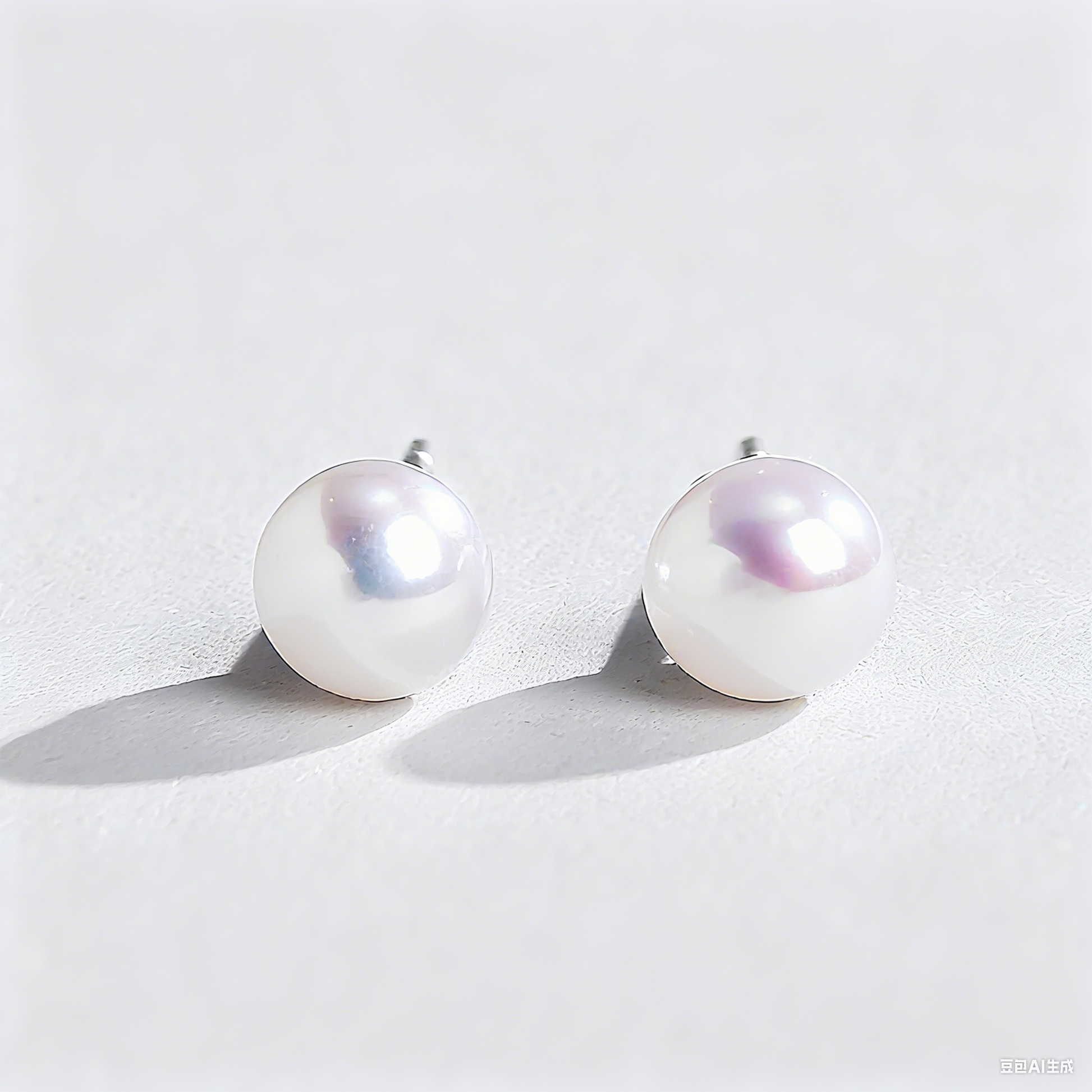 10K/14K Pearl Minimalist Classic Stud Earrings